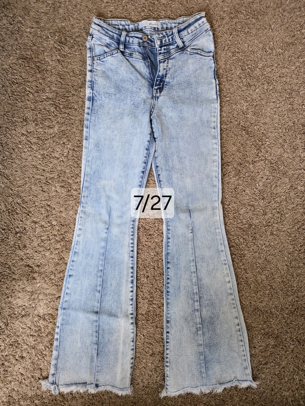 KanCan Light Blue High-Rise Flare Jeans